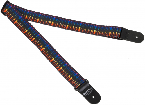 Planet Waves 50W02 PEACE,LOVE, MUSIC guitar strap