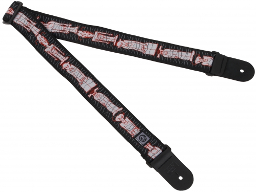 PlanetWaves 50JS08 J.Satriani guitar strap CREATURES