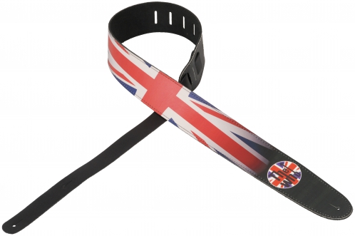 PlanetWaves 25LTW01 2,5″ THE WHO- FLAG guitar strap leather