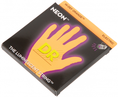 DR Strings NOE-9 Coated Nickel Hi-Def Orange Electric Guitar Strings (9-42)