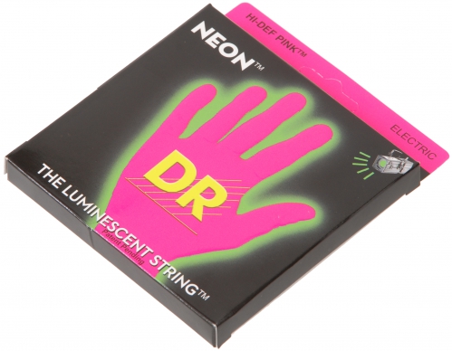 DR Strings NPE-9 Coated Nickel Hi-Def Pink Electric Guitar Strings Pink (9-42)