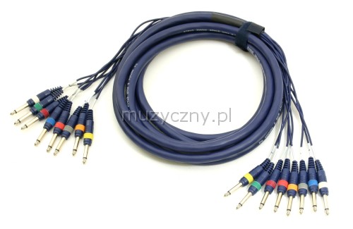 Sssnake MPP8050 cable 8 x jack 5m