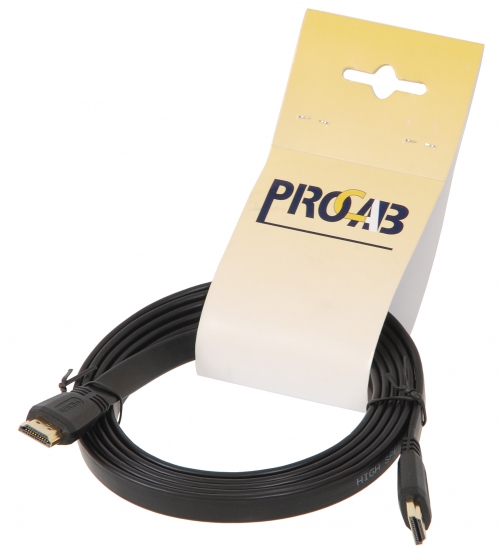 Procab BSV102/2 cable HDMI-HDMI V1.3C flat wire 2m