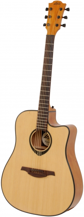 Lag GLA-T66-DCE electro acoustic guitar with EQ Tramontane