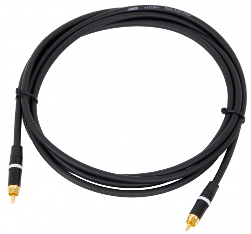 Klotz AC106 subwoofer cable 4m, RCA Neutrik plugs