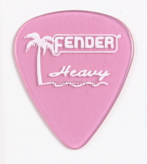 Fender California Clear heavy burgundy pick