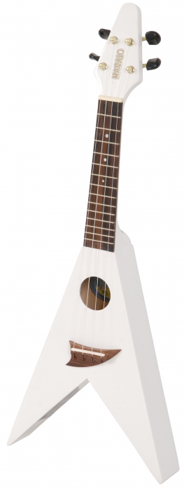 Mahalo UFV 1WT  soprano ukulele, white V-model