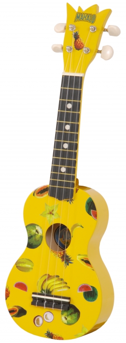 Mahalo U1 Kit YW soprano ukulele, yellow set