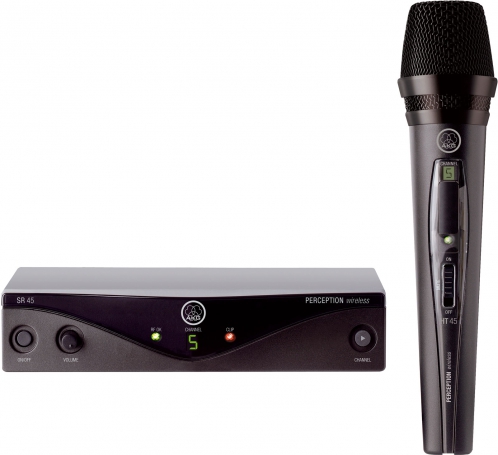 AKG WMS45 Vocal Set wireless set with hand-held microphone, B1 frequency