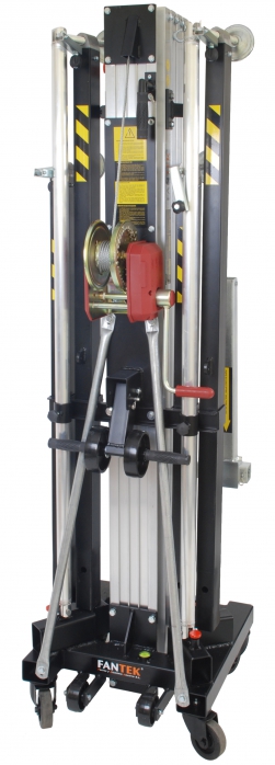 Fantek T 117 PA statyw, winda do systemw liniowych, srebrna, 5,8m/240kg.