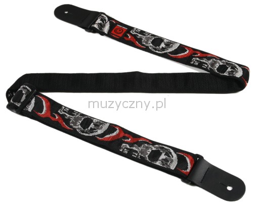 PlanetWaves 44A02 guitar strap SKULL