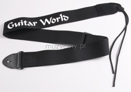 Akmuz PK-31 guitar strap (black)
