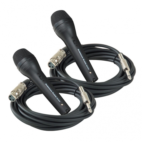 American Audio Studio Mic Kit 2 set - 2 dynamic microphones