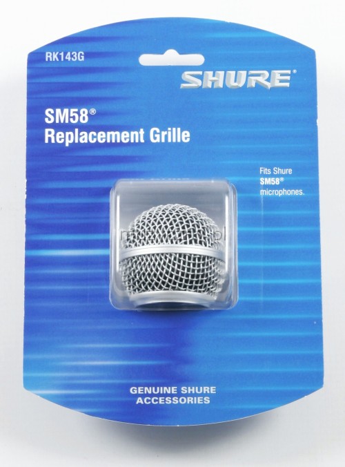 Shure RK143G Replacement grille for Shure SM58