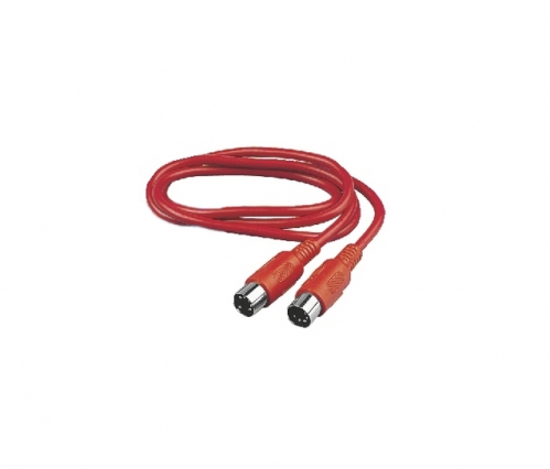 Monacor MIDI-302/SW MIDI cable 3m, red Monacor MIDI-302/SW MIDI cable 3m, red