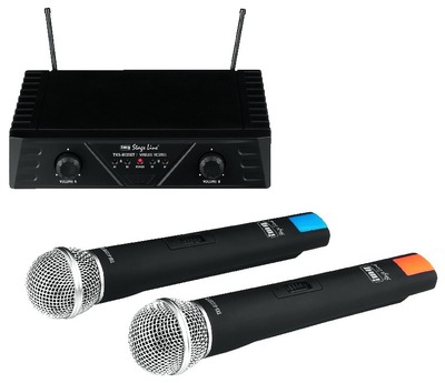 Monacor TXS-812SET Wireless 2-channel microphone system