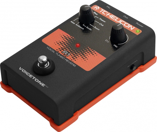 TC Helicon VoiceTone R1 Vocal Tuned Reverb vocal processor