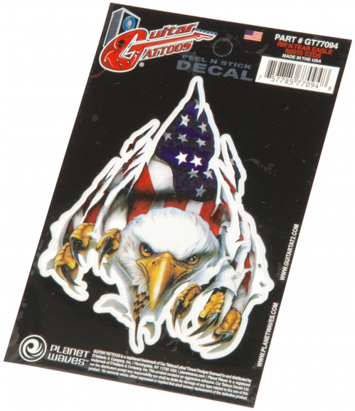 Planet Waves Guitar Tattoo – Rip N Tear Eagle Planet Waves Guitar Tattoo – Rip N Tear Eagle
