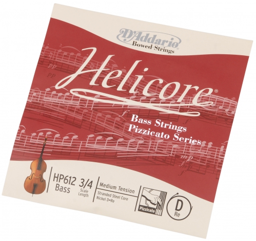 D′Addario Helicore HP612 3/4 Pizzicato D bass string