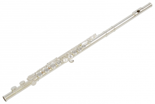 Trevor James 31PF-ROE flute with case (open flaps, G offset, E mechanism) 