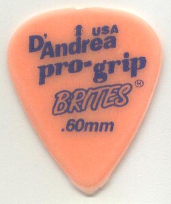D′Andrea Pro Grip Brites 0.60mm pick