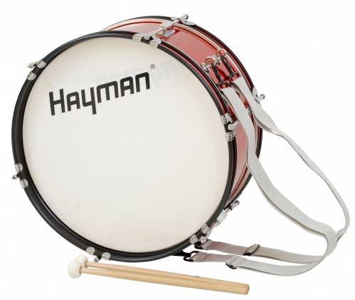 Hayman MDR-1807 march bass drum 18x7″ with harness