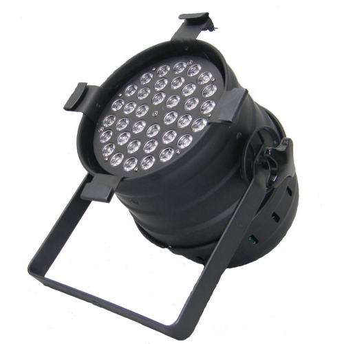 Flash PAR 64 LED 36 x 3W RGB DMX lightspot, black Flash PAR 64 LED 36 x 3W RGB DMX lightspot, black