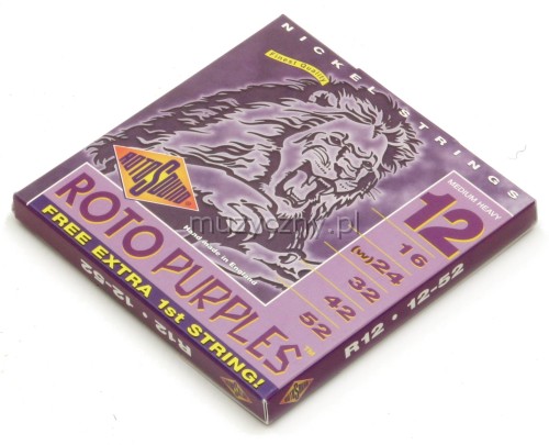 Rotosound R-12 Roto Purples electric guitar strings12-52