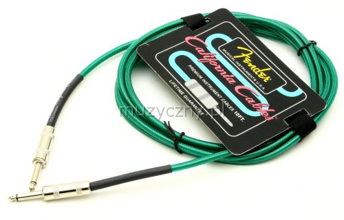 Fender California 10ft cable Surf Green