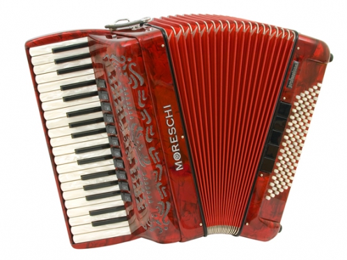 Moreschi Professional 319/4 - 37/4/11 96/4/2 Piccolo accordion (red)