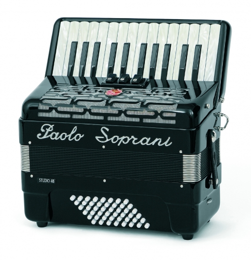 Paolo Soprani Studio 48 accordion (black)