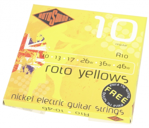 Rotosound R-10 Roto Yellows electric guitar strings10-46