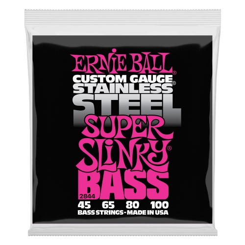 ErnieBall Stainless Steel Super Slinky bass strings 45-100