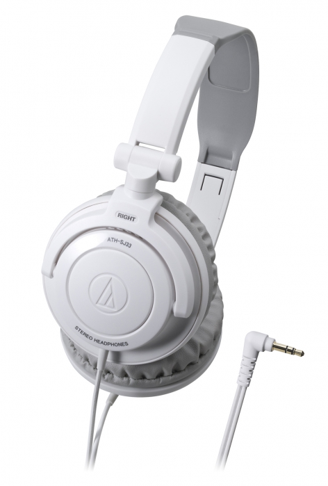 Audio Technica ATH-SJ33 WH Headphones