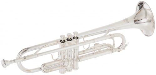 Roy Benson TR 202S Bb trumpet, silvered (with case)