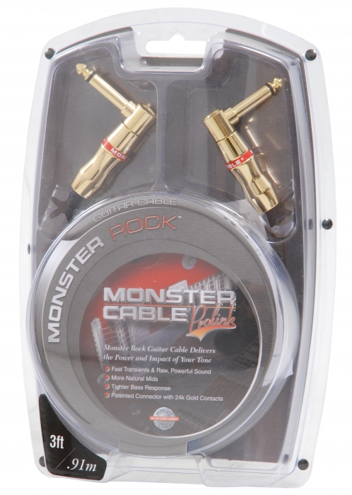 Monster Rock 3DA instrument cable, 91cm