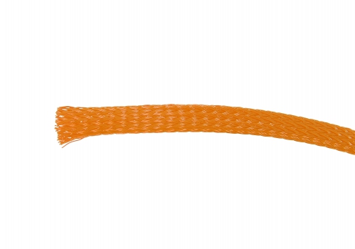 JDDTECH PES-006-ORG polyester insulating sleeve, orange 6mm