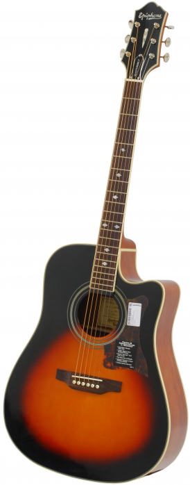 Epiphone DR500MCE VS electric/acoustic guitar