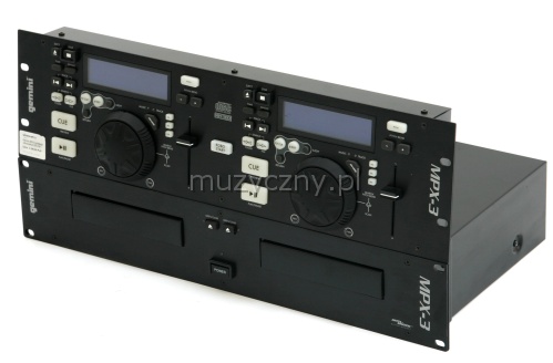 Gemini MPX3 double CD player (19″)