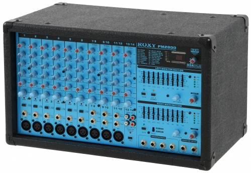 Roxy Audio PM-2800 powermixer 2x400/4