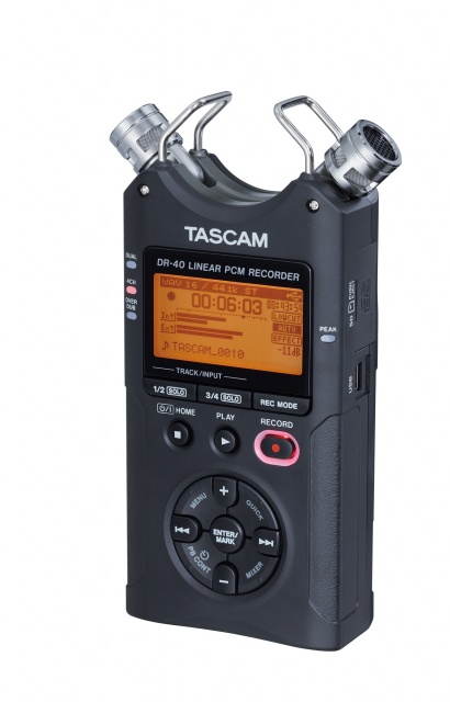 Tascam DR-40 Handheld 4-Track Recorder
