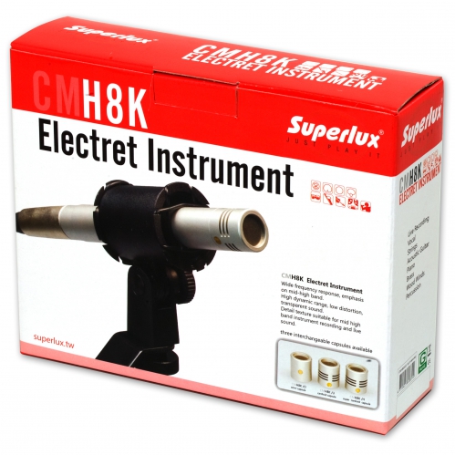 Superlux CM-H8K/U/O/H mikrofon pojemnociowy + wkadki