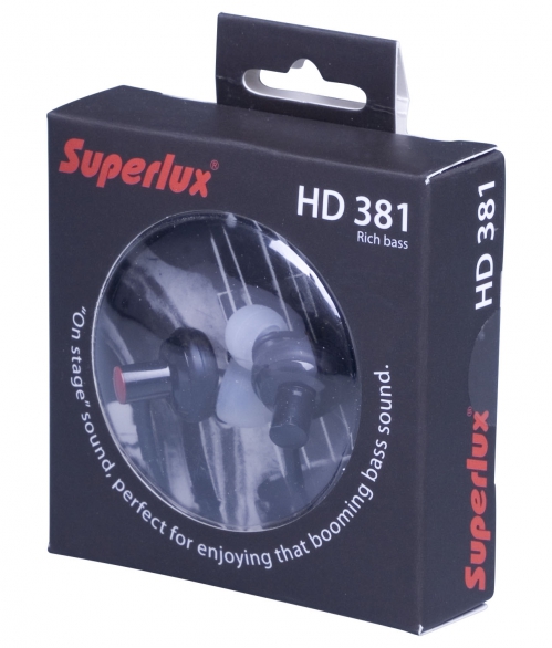 Superlux HD 381 In-ear monitor headphones
