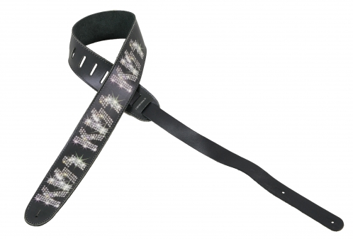 Planet Waves 25LK02 2,5′′ KISS RHINESTONE leather guitar strap