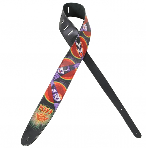 Planet Waves 25LK07 2,5′′ KISS SONIC BOOM leather guitar belt
