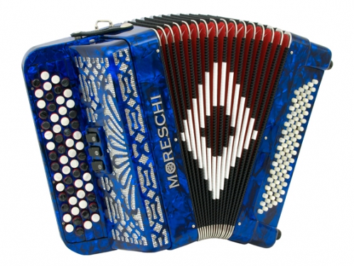 Moreschi 482 C 46(60)/2/3 80/4 chromatic button accordion (blue)