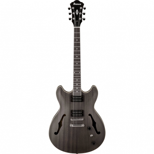 Ibanez Artcore AS53 Transparent Black Flat Electric Guitar