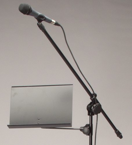 Tietz music stand (for microphone stand)