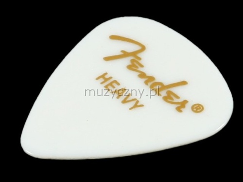 Fender 351 shape classic heavy white pick