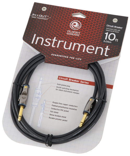 PlanetWaves AG10 guitar cable 3m jack